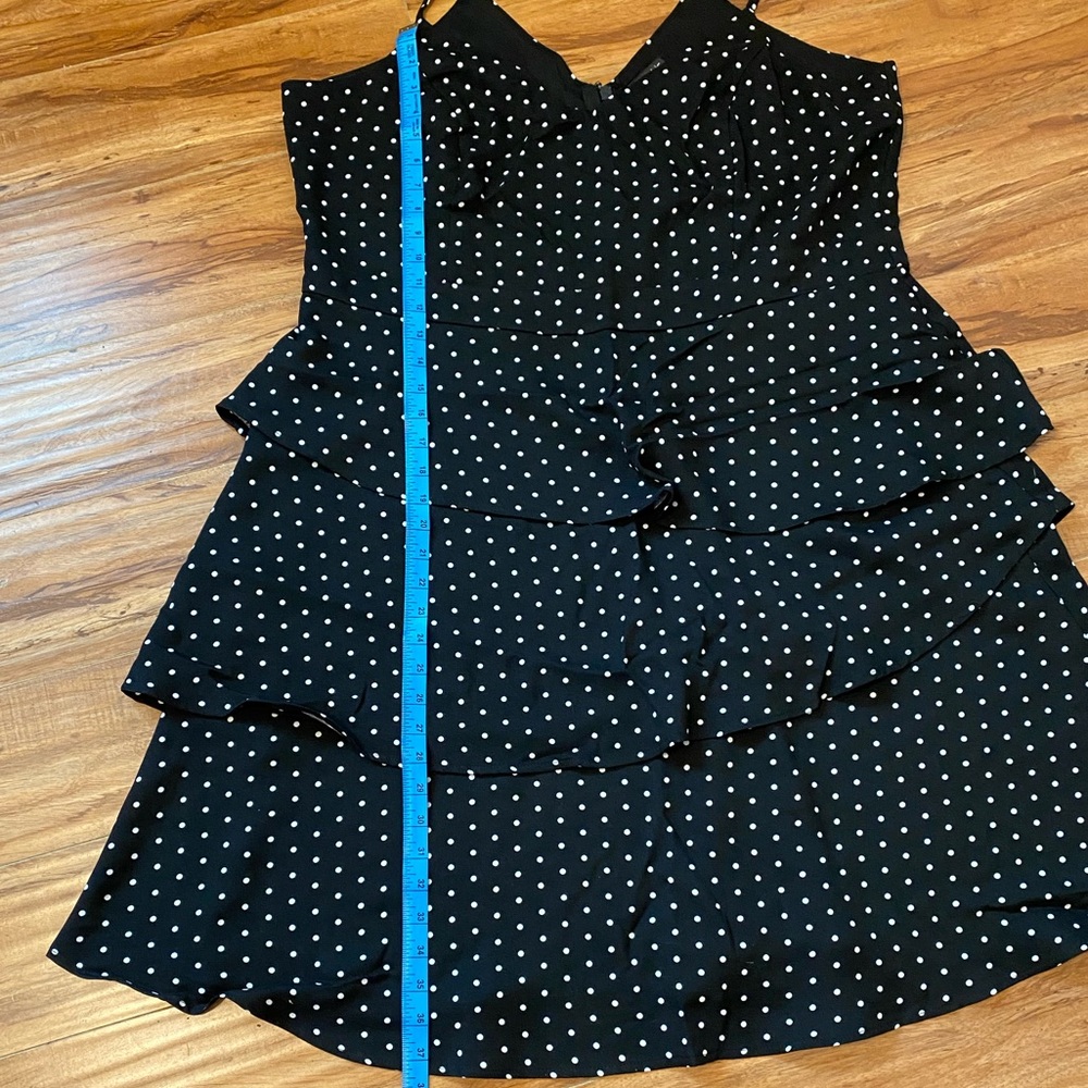 City Chic polka dot layered dress Size L/20 - Picture 12 of 12